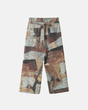 Vintage Digital Print Straight-Leg Jeans | Inflation Streetwear
