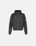 Camo Boxy Zip Up Hoodie | Inflation Streetwear
