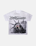 Rhinestone Washed Graphic T-Shirt | Inflation Streetwear INFLATION