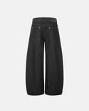 Side Eyelet Button Barrel Jeans | Inflation Streetwear INFLATION