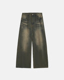 INFLATION Streetwear Washed Loose-fit Denim Pants INFLATION