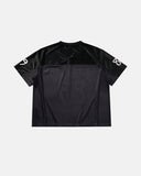 V-Neck Mesh Patchwork Jersey Tee | Inflation Streetwear INFLATION