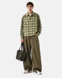Abstract Line Plaid Shirt | Inflation Streetwear