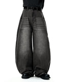 INFLATION Washed Barrel Baggy Jeans INFLATION