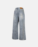Studded Rhinestone Baggy Jeans | Inflation Streetwear INFLATION