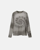 Spiral Tie-Dye Wool Blend Long Sleeve T-Shirt | Inflation Streetwear