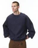 Batwing Sleeve Fleece Crewneck Sweatshirt | Inflation Streetwear INFLATION
