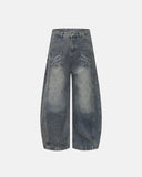Multi-Pocket Baggy Barrel Jeans | Inflation Streetwear INFLATION