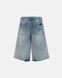 Frayed Longline Baggy Jorts | Inflation Streetwear INFLATION