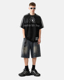 Gothic Graphic Contrast Jersey | Inflation Streetwear