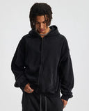 Acid Wash Stitching Zip Up Hoodies | Inflation Streetwear INFLATION