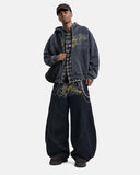 Script Graphic Barrel Jeans | Inflation Streetwear