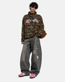 Retro Sticker Barrel Jeans | Inflation Streetwear