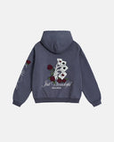 Poker Embroidery Boxy Hoodies | Inflation Streetwear INFLATION