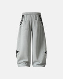 Contrast Patchwork Barrel Sweatpants | Inflation Streetwear INFLATION