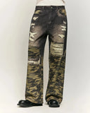 Camo Digital  Printing Baggy Jeans | Inflation Streetwear INFLATION