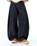 INFLATION Raw Color Barrel Baggy Jeans INFLATION