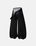 Asymmetric Buckle Denim Overalls Jeans | Inflation Streetwear