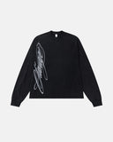 boxy script long sleeve t shirt