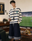 Striped Rugby Polo Shirt | Inflation Streetwear INFLATION