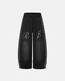 Rhinestone Stripe Barrel Sweatpants | Inflation Streetwear