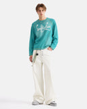 Script Logo Waffle Knit Long Sleeve T-Shirt | Inflation Streetwear