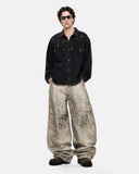 Leopard Print Wide Leg Pants | Inflation Streetwear