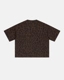Leopard Print Boxy T-Shirt | Inflation Streetwear INFLATION