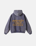 "Your Life Matters" Washed Zip Up Hoodie | inflation streetwear INFLATION