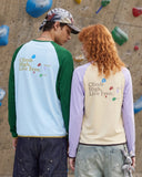 Climbing Graphic Raglan Sleeve T-Shirt | Inflation Streetwear