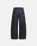 Raw Blue Wide Leg Denim Jeans | Inflation Streetwear INFLATION