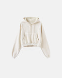Washed Cropped Hoodie Tracksuit | Inflation Streetwear