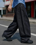INFLATION Raw Color Barrel Baggy Jeans INFLATION