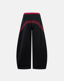 Grey Striped Baggy Sweatpants | Inflation Streetwear INFLATION