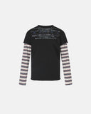 Distressed Graphic Layered Baby T-Shirt | Inflation Streetwear