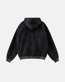 Striped Acid Wash Zip Up Hoodies | Inflation Streetwear INFLATION