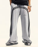 Washed Ribbon Wide Leg Sweatpants | Inflation Streetwear INFLATION