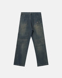 Deconstructed Straight-Leg Jeans | Inflation Streetwear INFLATION