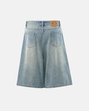 Dollar Patch Embroidery Denim Jorts | Inflation Streetwear INFLATION