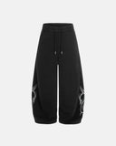 Washed Distressed Barrel Sweatpants | Inflation Streetwear INFLATION