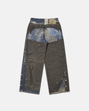 Colorblock Digital Printing Cotton Jeans | Inflation Streetwear INFLATION