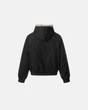 Faux Fur Hooded Padded Denim Jacket | INFLATION Streetwear INFLATION