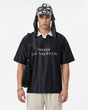 Vintage Striped Polo Jersey | Inflation Streetwear INFLATION