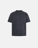 Striped Henley Relaxed Short Sleeve Tee | Inflation Streetwear INFLATION