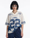 Star Graphic Oversized Mesh Jersey | Inflation Streetwear INFLATION