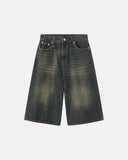 Washed Baggy Denim Jorts | Inflation Streetwear INFLATION