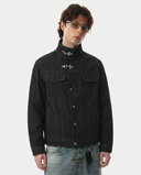 Metal Toggle Raw Denim Jacket | Inflation Streetwear INFLATION