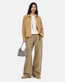Abstract Line Plaid Shirt | Inflation Streetwear