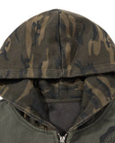 Appliqué Boxy Zip Up Hoodie | Inflation Streetwear