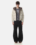Faux Fur Hooded Bomber Jacket | Inflation Streetwear